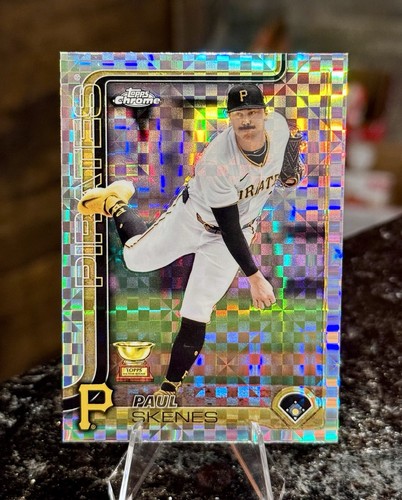 2025 Topps Chrome PAUL SKENES #30 Rookie Cup X-FRACTOR XFRACTOR Pirates Rookie