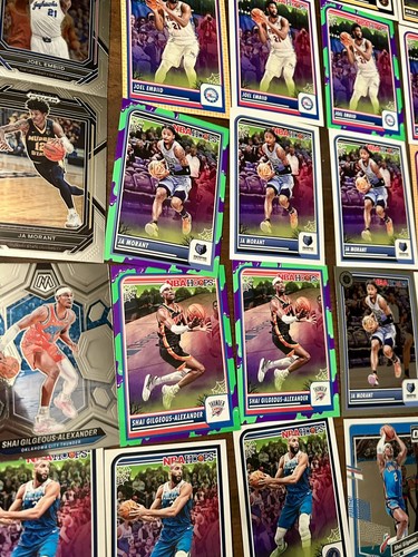 Joel Embiid Morant Shai Murray More Collection 40 Assorted Basketball Card Lot - Picture 2 of 3