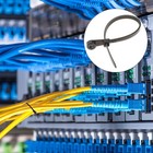 100Pcs Kabel Wraps Garten Kabel Zip Krawatte Mit Schraube Loch Für Befestigung