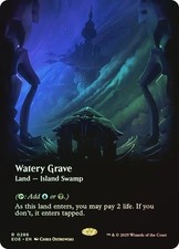 MTG - Watery Grave - Borderless Foil - Edge of Eternities  Magic the Gathering