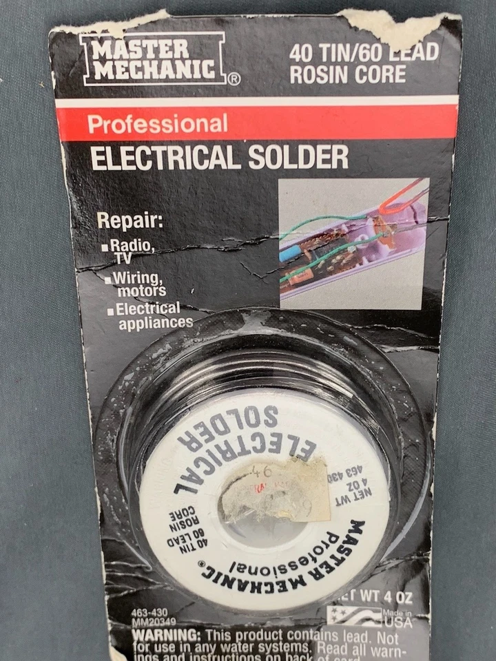 Lote de 4 carretes de soldadura: 1x cojinete de plata soldadura y 3x carretes de soldadura con núcleo de colofonia T0175 Foto 4 de 4