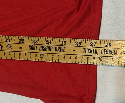 Adidas Herren rotes Adidas "Performance Tee" mit grafischem Logo. Größe- Medium. EUC - Bild 5 von 6