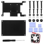 Alloy Case with Fan Passive Cooling Enclosure  Heat Shell for Orange Pi 4 LTS