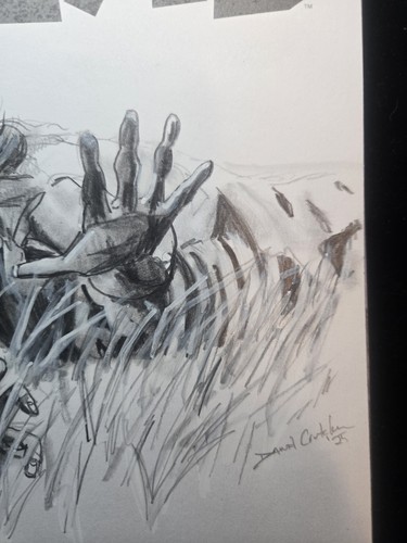The Walking Dead 115, Blank Variant Sketch by Daniel Crutcher, Image Comics - Picture 5 of 11