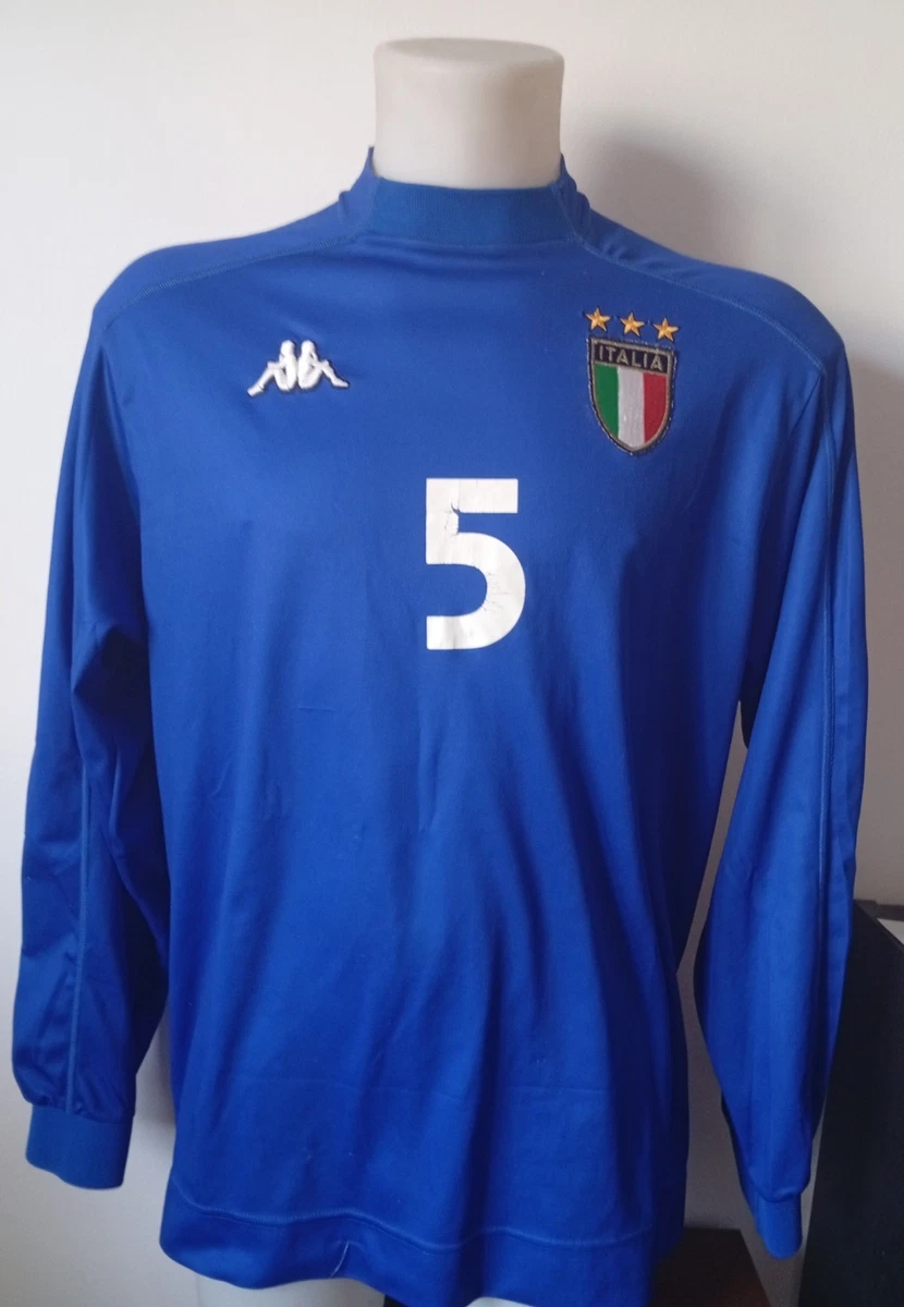 Maillot De Foot Vintage N°5 - Laine Et Polyester - Homme Taille M - Années 80/90