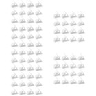 5 Count Self Adhesive Cable Clips Holder Desktop Management Wire Organizers