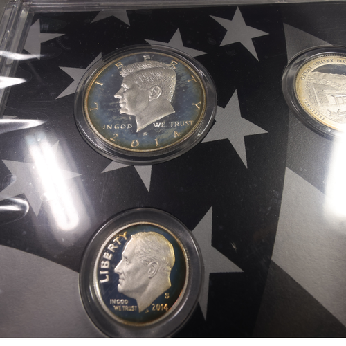 2014 US Mint Limited Edition SILVER Proof 8 Coin Set with American Eagle #55421G - 第 4/9 張圖片