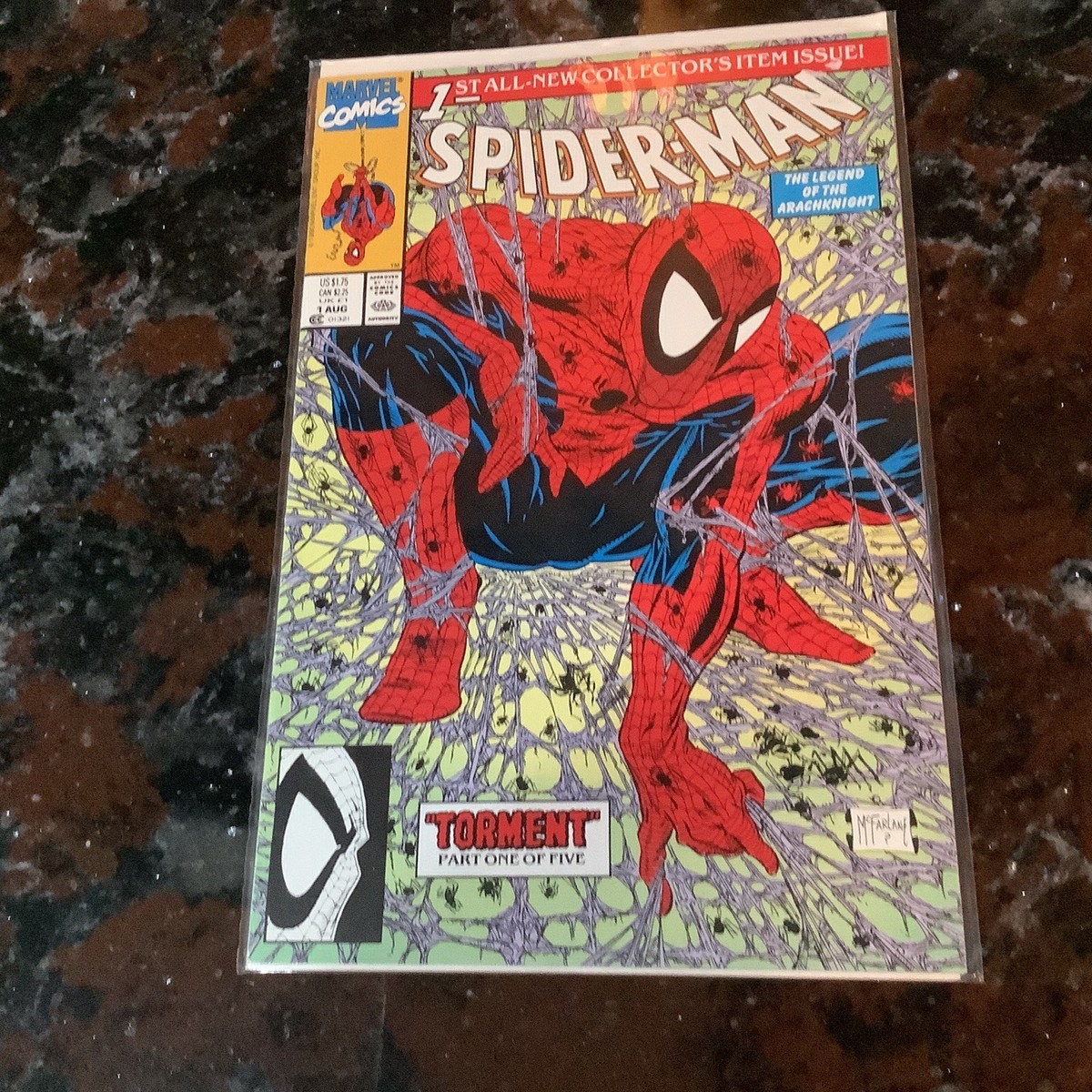 SPIDER-MAN #1 (MARVEL COMICS AUG 1990) FIRST ISSUE - TODD