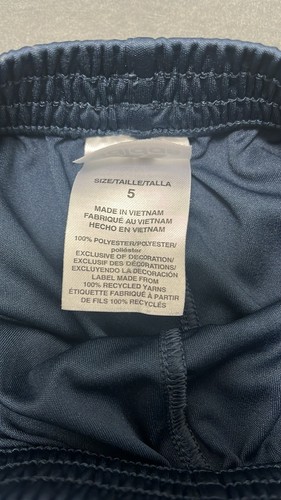 adidas boys athletic Shorts - Navy and Green 5 - Picture 5 of 7