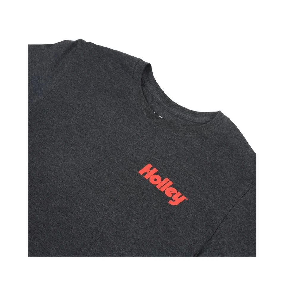 Camiseta marca Holley 10434-MDHOL - algodón - negro brezo - adulto mediana Foto 3 de 4