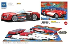"Corvette Cruising" 550 Piece Puzzle with Storage Tin and Poster