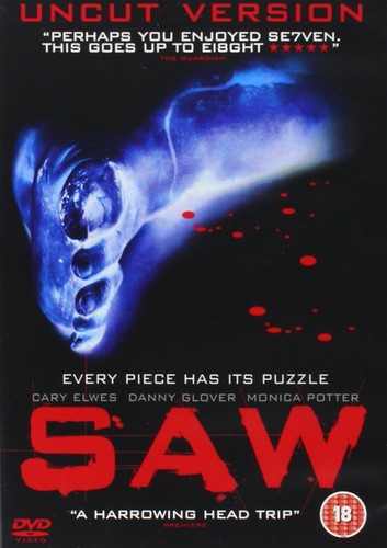 Saw (Uncut, Theatrical Version) (DVD) Leigh Whannell Cary Elwes Danny Glover - Picture 2 of 4