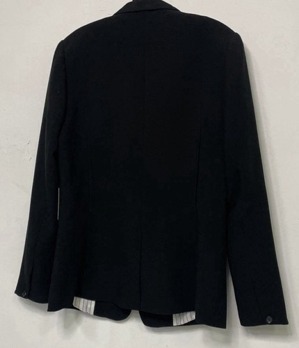 1 State schwarzer Blazer Anzug Jacke Mantel ein Knopf - Damengröße 14 mit Etikett - Bild 6 von 6