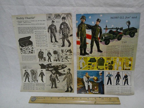 1965 G.I. Joe Hasbro Anzeigenseiten WARDS Katalog Vintage Original 2 - Bild 1 von 3