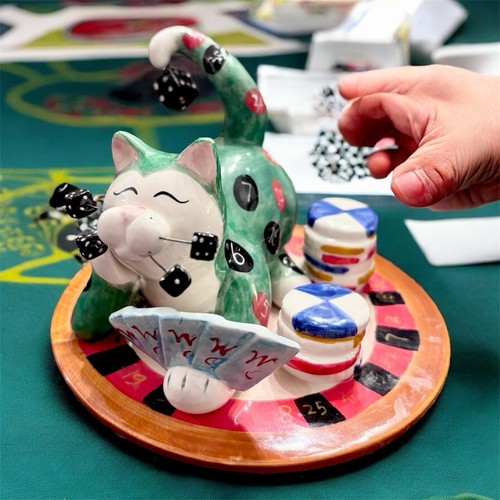 Amy Lacombe Whimsiclay #13067 The Lucky Gambler, Hard to Find - Bild 7 von 8