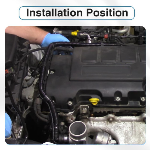 Manguera de tubo de válvula PCV con tubo de válvulas de derivación con Chevrolet Cruze 2011-2016,... - Imagen 5 de 7