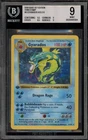 Pokemon Gyarados Holo Base Set Shadowless 1st Edition Thin Stamp 6 BGS 9 Mint
