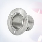 32 MM Coat Rail Garment Rack Hanging Curtain Brackets Oval Rod End Supports