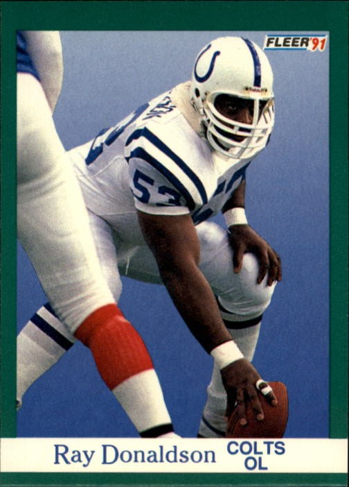 1991 Fleer #80 Ray Donaldson - FB