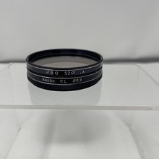Kenko 52mm Polarizer P.L. PRO1A Filters Made in Japan Clean Glass