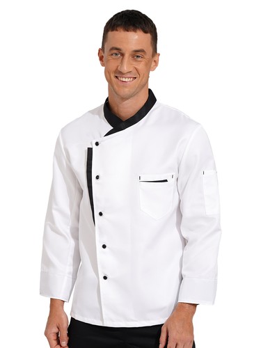 Unisex Chef Jacket Men's Classic Chef Coat Womens Restaurant Cook Shirt - Picture 35 of 77