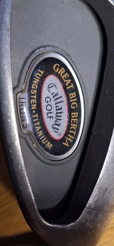 Callaway Great Big Bertha 9 Iron, Tungsten Titanium, R/H Men's Steel Shaft - Picture 6 of 21