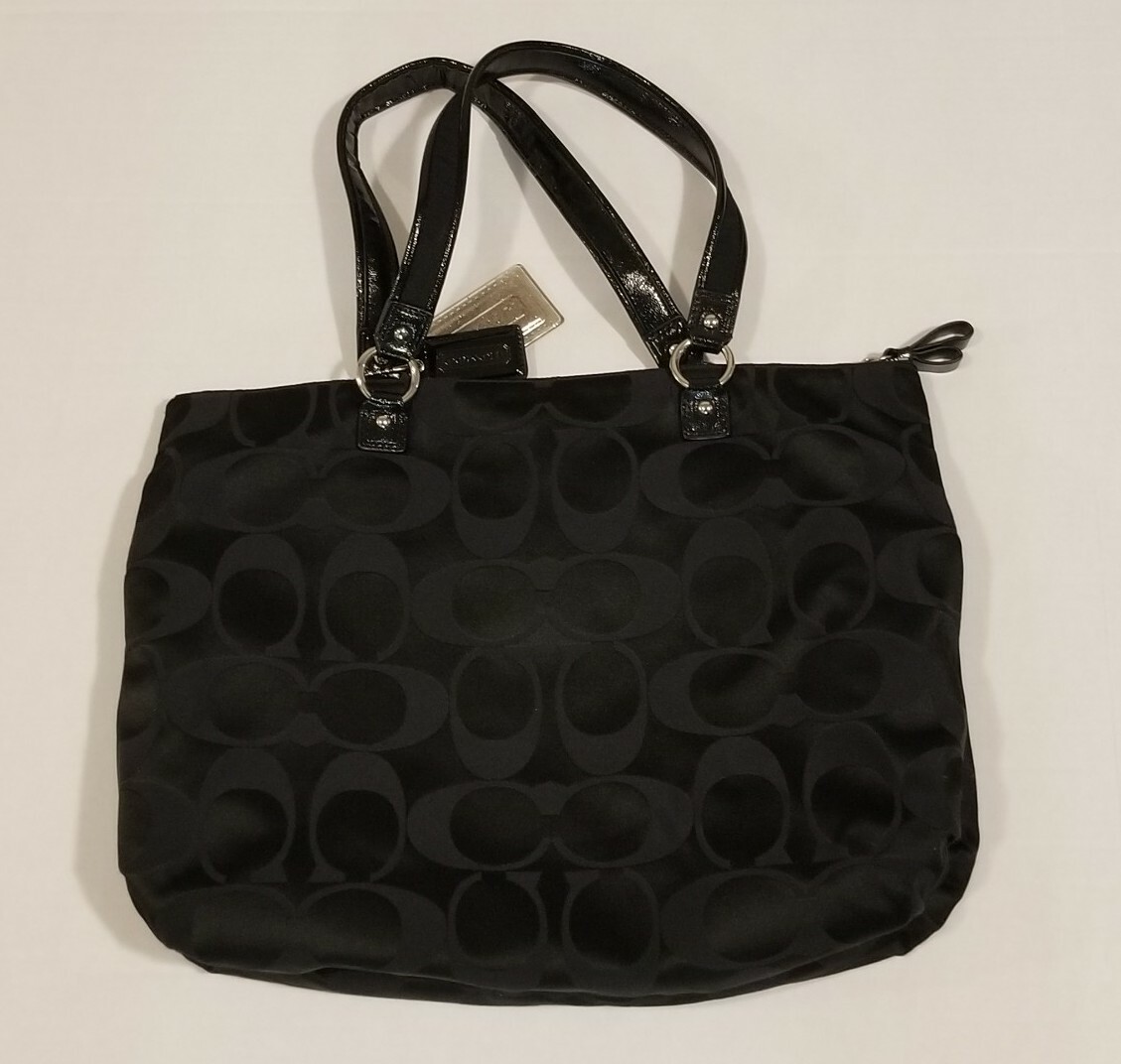 バッグ Coach Poppy Black llic Tote Bag y2k Y2K Vintage Coach Bags & More 🍒 | SOLD ✨ Coach Poppy Black