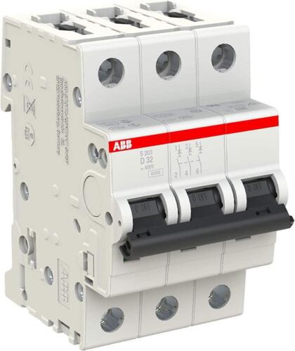 ABB Leitungsschutzschalter 2CDS253001R0321 S203-D32 - 440 V, 32 A, 3 P, Weiß Neu - Bild 12 von 12