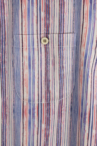 Tommy Bahama ISLAND ZONE Shirt Mens Large Silk Blend Striped - Picture 5 of 21