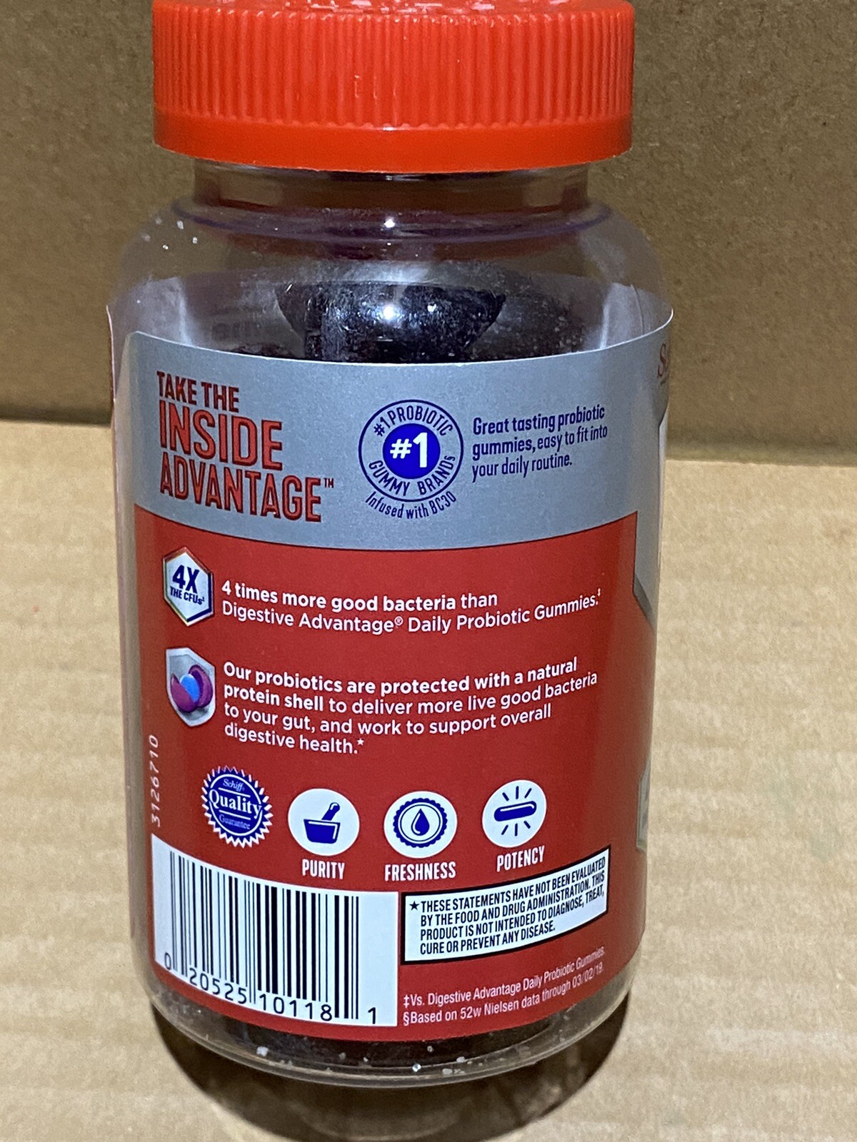 Schiff+Digestive+Advantage+Ultra+Multistrain+Probiotic+48+Gummies for