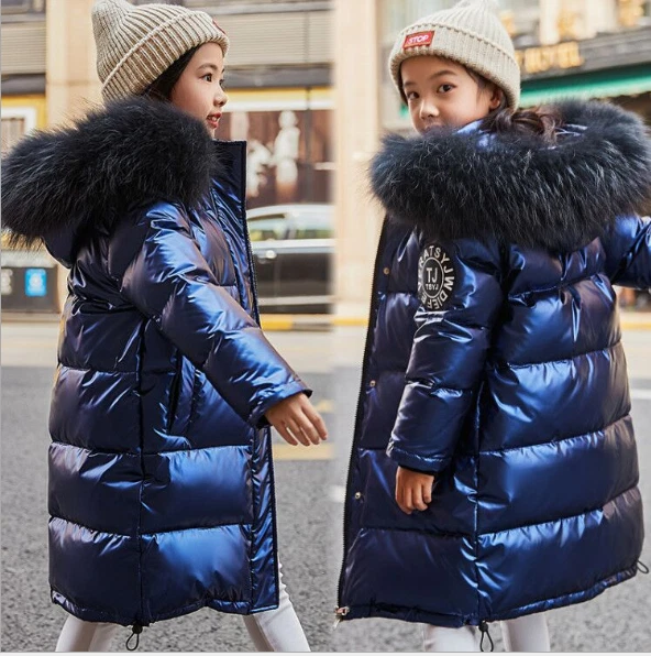 Kinder Winter Mädchen Jungen Mantel Daunenjacke Mit Kapuze Verdicken Warm Mantel - Bild 4 von 4