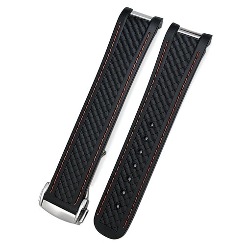 19mm 20mm Rubber Strap Watch Band For Omega Seamaster AQUA TERRA AT150 Watchband - Picture 16 of 38