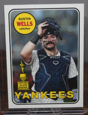Austin Wells 2025 Topps Heritage 25th Anniversary H25-18