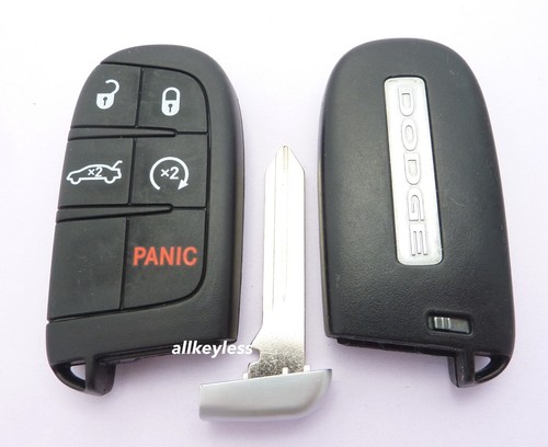 NEW OEM 2019-23 DODGE CHARGER CHALLENGER smart keyless remote key fob 68394195 - Picture 1 of 4