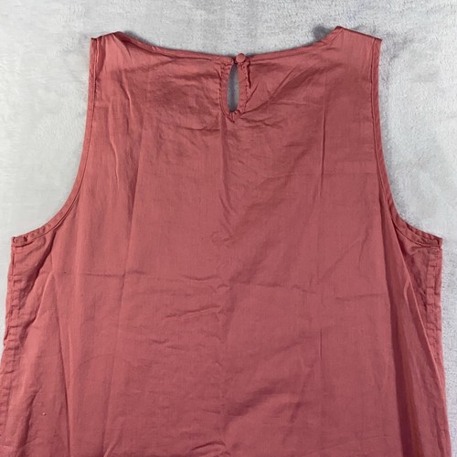 J Crew Kleid Damen klein rosa Etuikleid Häkelspitze ärmellos Mini Tunika Freizeit - Bild 13 von 20