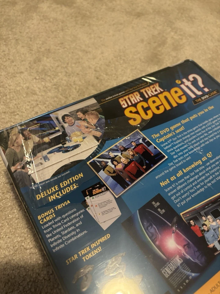 Sealed Vintage Scene it deluxe Star Trek 2009 NEW FS DVD Game collectible tin - Image 3 of 4