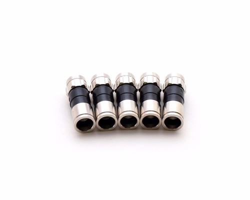 Coax Cable RG6 Connectors PPC EX6XL PLUS Compression Broadband Coaxial Fittings - Picture 5 of 7