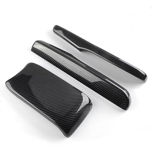 Para Honda Civic 2016-2020 Estilo Fibra de Carbono Apoyabrazos Caja Cubierta Consola Central EE. UU. - Imagen 5 de 9