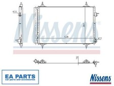 Condenser, air conditioning for PEUGEOT NISSENS 940438