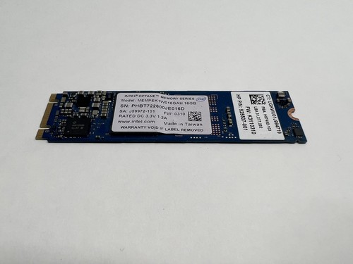 INTEL MEMPEK1W016GAH 16GB M.2 2280 PCIE 3.0 X2 NVME OPTANE MEMORY SSD 925507-001 - Picture 2 of 3