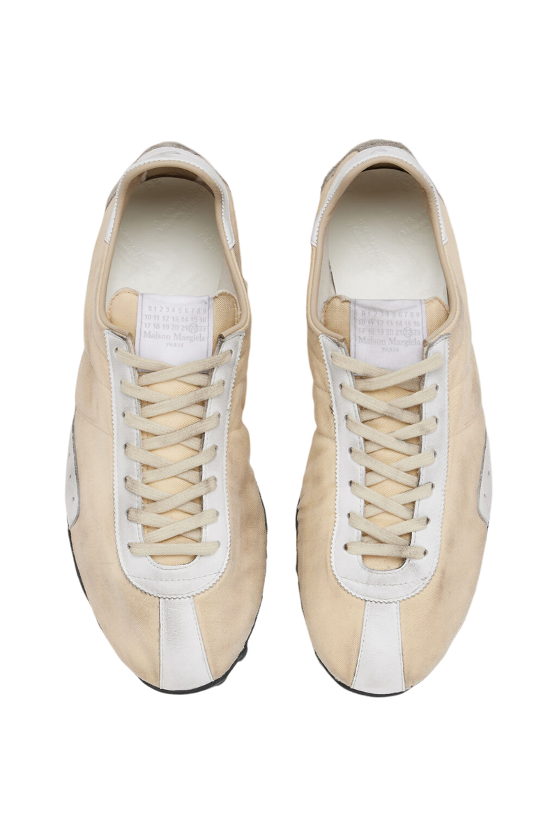 【みよし】CREAM Maison Martin Margiela Auth Maison Margiela - Cream Canvas Women's Sneakers | eBay
