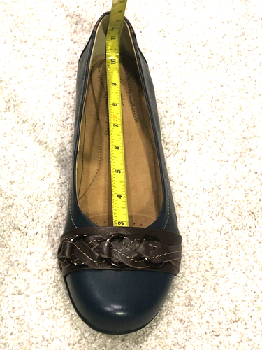 BRANDNEU reduzierter Softspot Damen US 10 Weite Posie Komfort marineblau Leder mit Zopf - Bild 11 von 16
