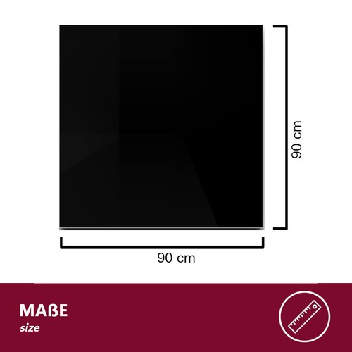 Kaminglas Tischplatte Bodenplatte Funkenschutz Glasscheibe Ofen ESG Glas Schwarz - Bild 19 von 178