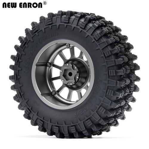 Cerchio ruota mozzo in alluminio 2,6" Beadlock 12 mm per RC 1/10 assiale RB10 Ryft KM YIKONG - Foto 81 di 144