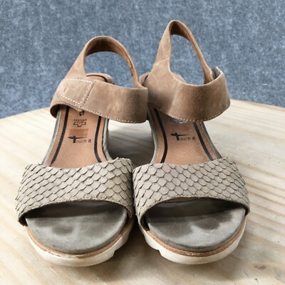ALM. MARCH WEDGE SANDALS （Beige） 593951_110_ss_01