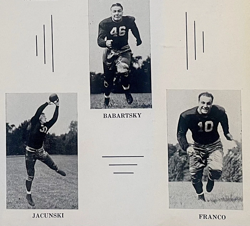 1937 Fordham Football Seven Blocks of Granite. Rams ranked #3 AP Poll. - Image 3 of 4