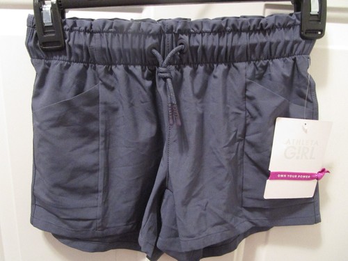 ATHLETA GIRL EXPLORE MORE 3" SHORTS IN MEDIEVAL VIOLET  NEW - Picture 1 of 4