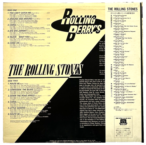 The Rolling Stones ROLLING BERRY'S w/Obi London L20P 1126 Japan Vinyl - Picture 2 of 6