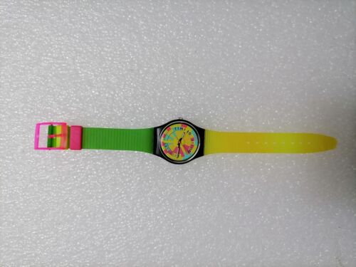 Swatch HOT RAP GR 113 - Vintage Original Made in Switzerland 1990 Unused - Picture 3 of 5