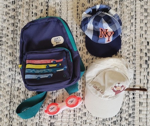 Mixed lot for Baby Boys 6-12m. 12-18m. Top Pants Swim Pants Hats Bag Baby Gap - Picture 6 of 7